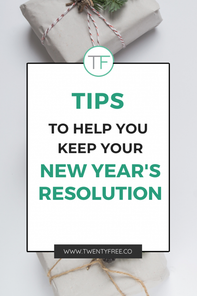 Learn how to finally keep your new year's resolutions and figure out what is holding you back from success! #twentyfreeco #goalsettings #goalsetting #goal #newyearsresolution #resolution #newyears #achievement