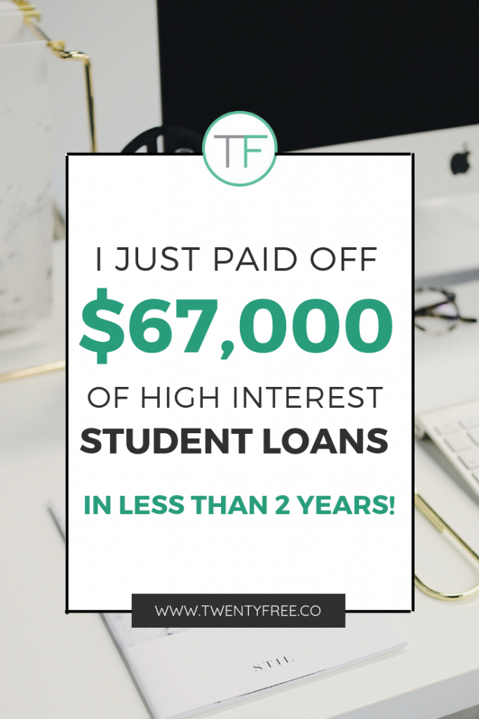 Federal and private student loan repayment plan when you have high student loans interest rates on your student loan debt.