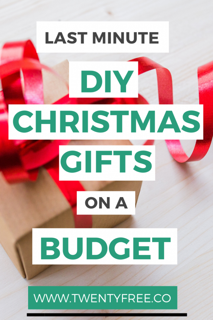 Learn the 10 best budget-friendly + last minute Christmas gifts you should make this year. If you're in a time and a budget crunch, these ideas will be perfect for you! #twentyfreeco｜frugal living｜save money fast｜in a jar｜christmas gifts ideas | easy DIY | on a budget | dollar stores | #thrifty #tipsandtricks #moneysavingtips #frugalliving   #christmasgifts #christmascrafts #holidaycrafts #diycrafts #diyprojects #diygifts #diygiftideas #diygiftsforfriends #giftsforher #giftguide #holidaygifts #cheapgifts #savemoney #savingmoney #frugal #savemoney #budget #save